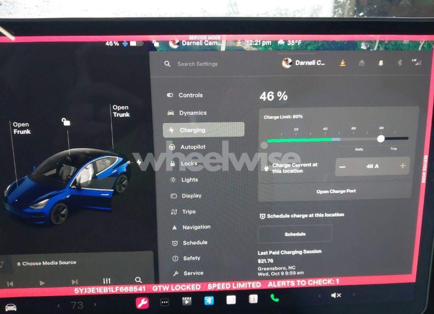 Photo 17 of 2020 Tesla Model 3 LONG RANGE DUAL MOTOR ALL-WHEEL DRIVE (VIN 5YJ3E1EB1LF668541)