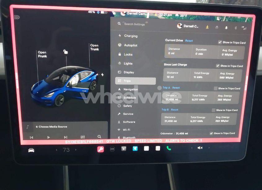 Photo 7 of 2020 Tesla Model 3 LONG RANGE DUAL MOTOR ALL-WHEEL DRIVE (VIN 5YJ3E1EB1LF668541)