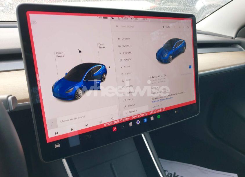 Photo 18 of 2020 Tesla Model 3 LONG RANGE DUAL MOTOR ALL-WHEEL DRIVE (VIN 5YJ3E1EB1LF791014)