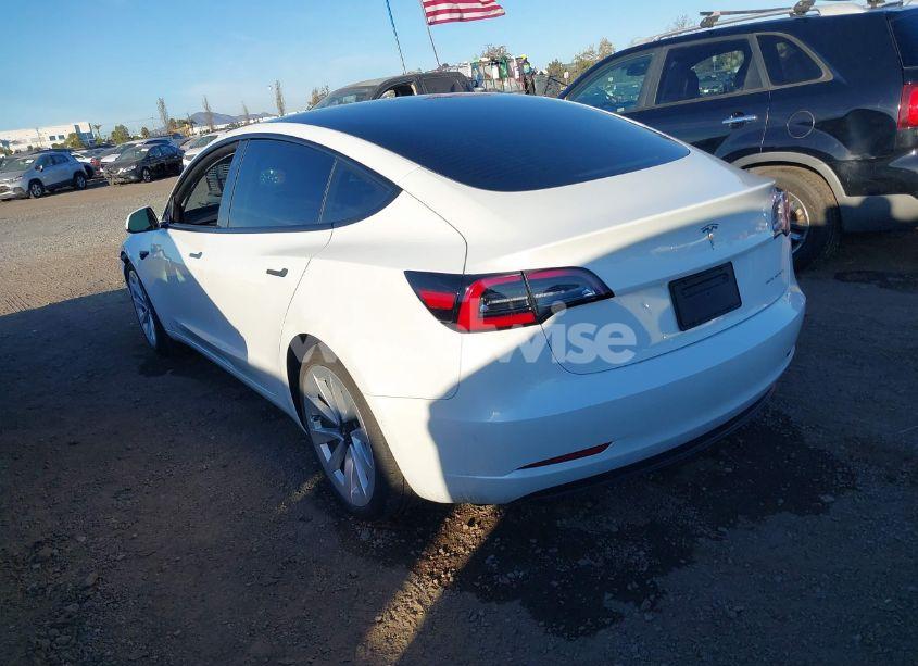 Photo 3 of 2022 Tesla Model 3 LONG RANGE DUAL MOTOR ALL-WHEEL DRIVE (VIN 5YJ3E1EB1NF137536)