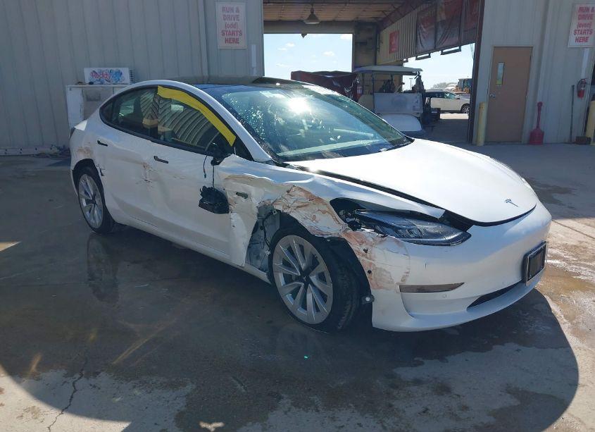 2022 Tesla Model 3 LONG RANGE DUAL MOTOR ALL-WHEEL DRIVE (VIN 5YJ3E1EB1NF258647) main photo