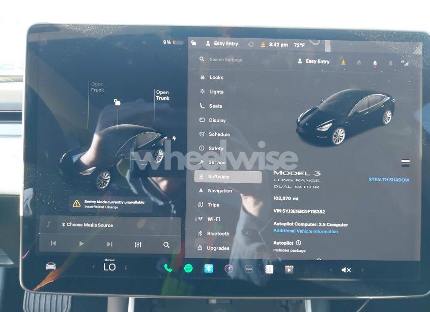 Photo 7 of 2018 Tesla Model 3 LONG RANGE/PERFORMANCE (VIN 5YJ3E1EB2JF116382)