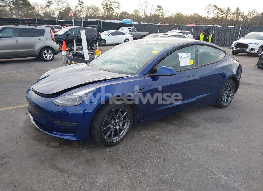 Photo 2 of 2022 Tesla Model 3 LONG RANGE DUAL MOTOR ALL-WHEEL DRIVE (VIN 5YJ3E1EB2NF103962)