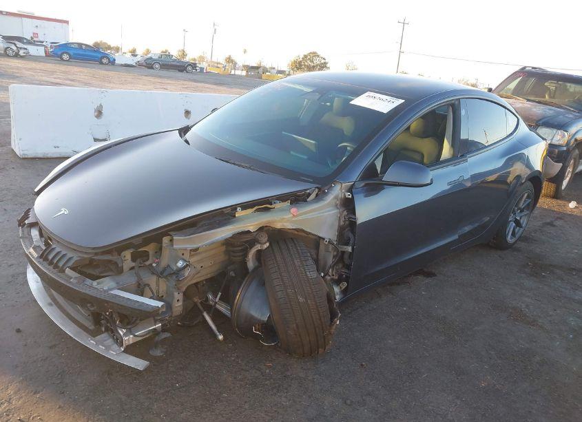 Photo 2 of 2022 Tesla Model 3 LONG RANGE DUAL MOTOR ALL-WHEEL DRIVE (VIN 5YJ3E1EB2NF207271)