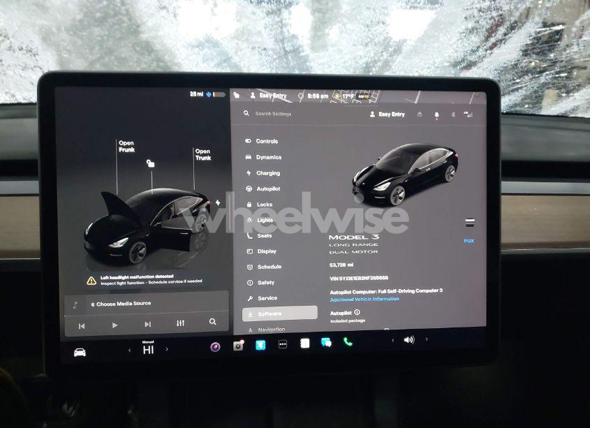 Photo 18 of 2022 Tesla Model 3 LONG RANGE DUAL MOTOR ALL-WHEEL DRIVE (VIN 5YJ3E1EB2NF295688)