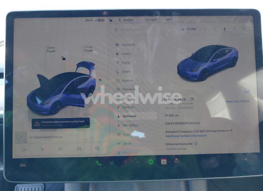 Photo 7 of 2023 Tesla Model 3 LONG RANGE DUAL MOTOR ALL-WHEEL DRIVE (VIN 5YJ3E1EB2PF389542)