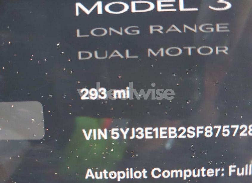 Photo 15 of 2025 Tesla Model 3 LONG RANGE ALL-WHEEL DRIVE (VIN 5YJ3E1EB2SF875728)