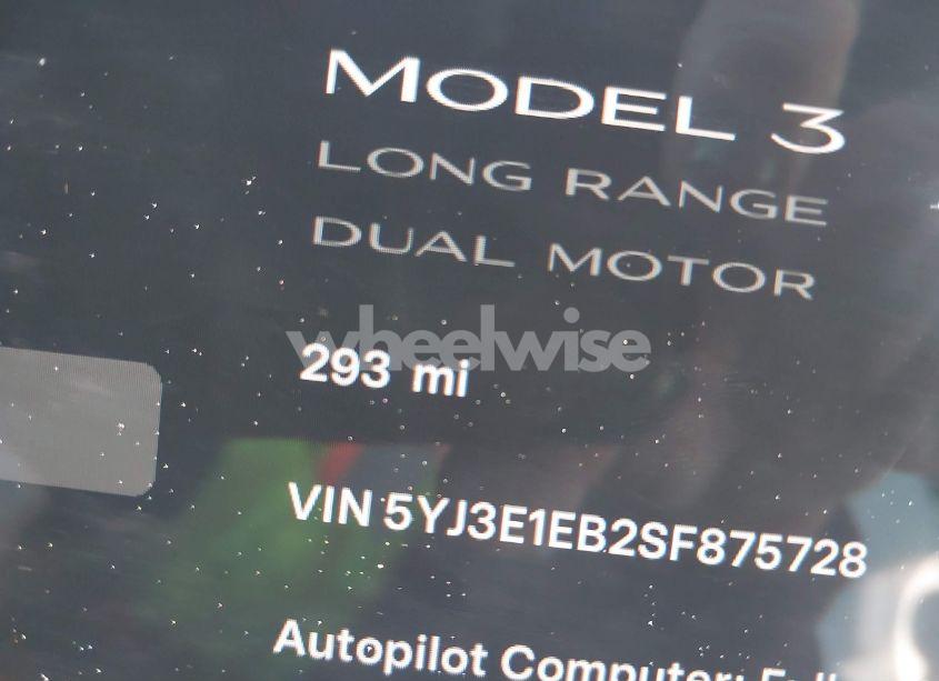 Photo 7 of 2025 Tesla Model 3 LONG RANGE ALL-WHEEL DRIVE (VIN 5YJ3E1EB2SF875728)
