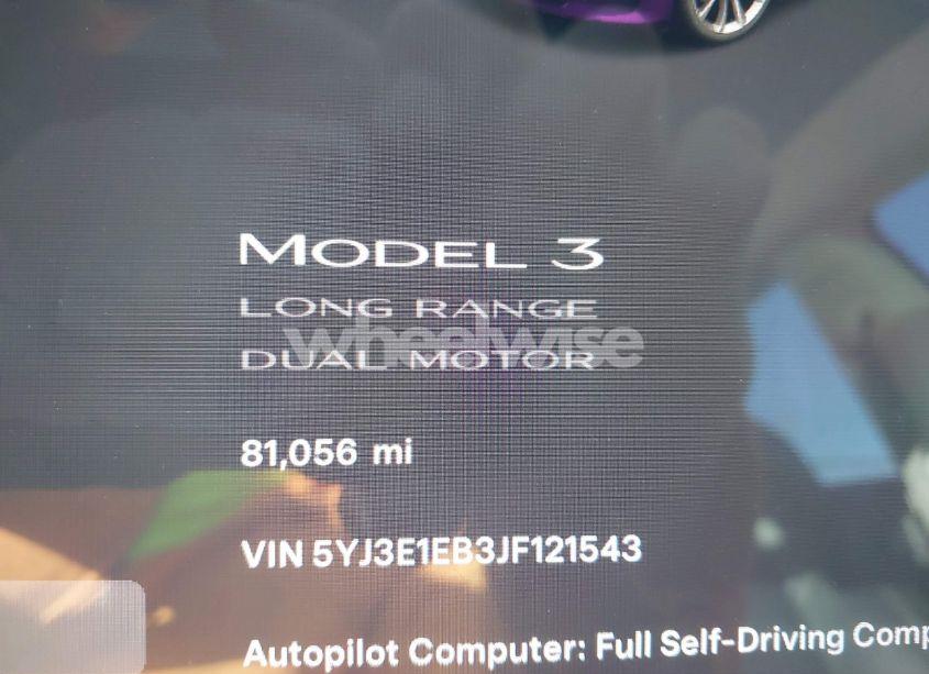 Photo 16 of 2018 Tesla Model 3 LONG RANGE/PERFORMANCE (VIN 5YJ3E1EB3JF121543)