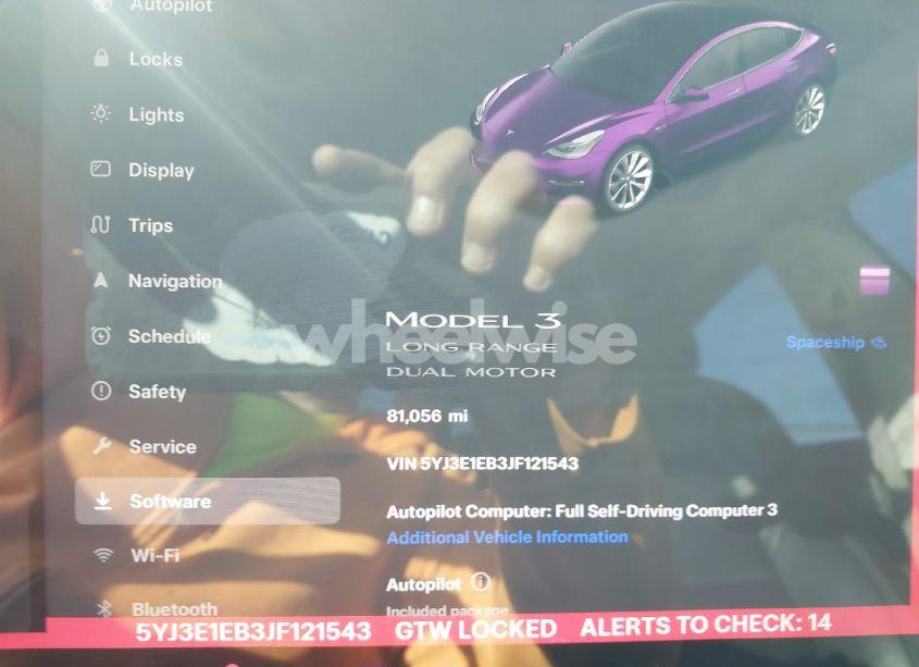 Photo 7 of 2018 Tesla Model 3 LONG RANGE/PERFORMANCE (VIN 5YJ3E1EB3JF121543)