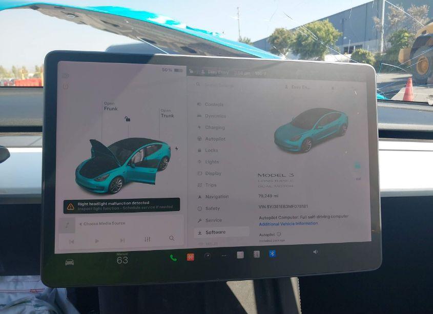 Photo 17 of 2021 Tesla Model 3 LONG RANGE DUAL MOTOR ALL-WHEEL DRIVE (VIN 5YJ3E1EB3MF078181)