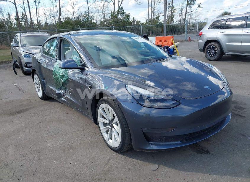 2021 Tesla Model 3 LONG RANGE DUAL MOTOR ALL-WHEEL DRIVE (VIN 5YJ3E1EB3MF980698) main photo