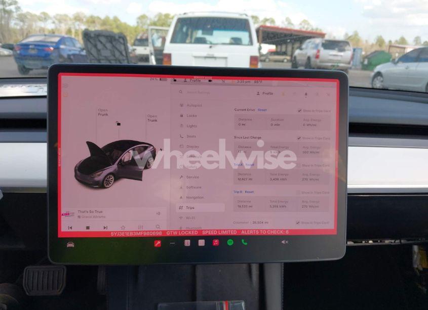 Photo 19 of 2021 Tesla Model 3 LONG RANGE DUAL MOTOR ALL-WHEEL DRIVE (VIN 5YJ3E1EB3MF980698)