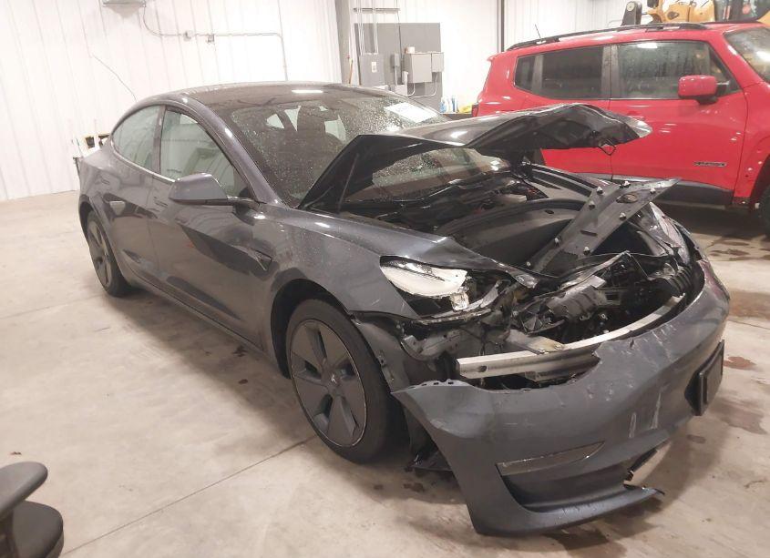 2022 Tesla Model 3 LONG RANGE DUAL MOTOR ALL-WHEEL DRIVE (VIN 5YJ3E1EB3NF108765) main photo