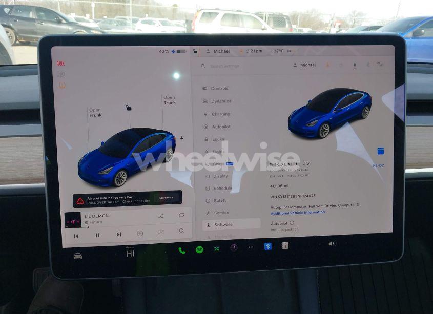 Photo 18 of 2022 Tesla Model 3 LONG RANGE DUAL MOTOR ALL-WHEEL DRIVE (VIN 5YJ3E1EB3NF124075)