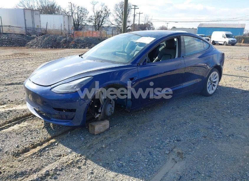 Photo 2 of 2022 Tesla Model 3 LONG RANGE DUAL MOTOR ALL-WHEEL DRIVE (VIN 5YJ3E1EB3NF124075)