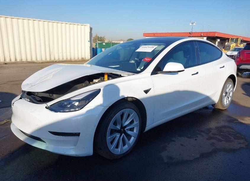 Photo 2 of 2022 Tesla Model 3 LONG RANGE DUAL MOTOR ALL-WHEEL DRIVE (VIN 5YJ3E1EB3NF136615)