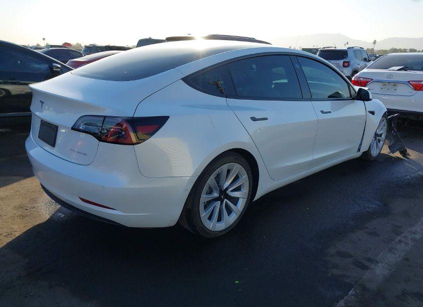 Photo 4 of 2022 Tesla Model 3 LONG RANGE DUAL MOTOR ALL-WHEEL DRIVE (VIN 5YJ3E1EB3NF136615)