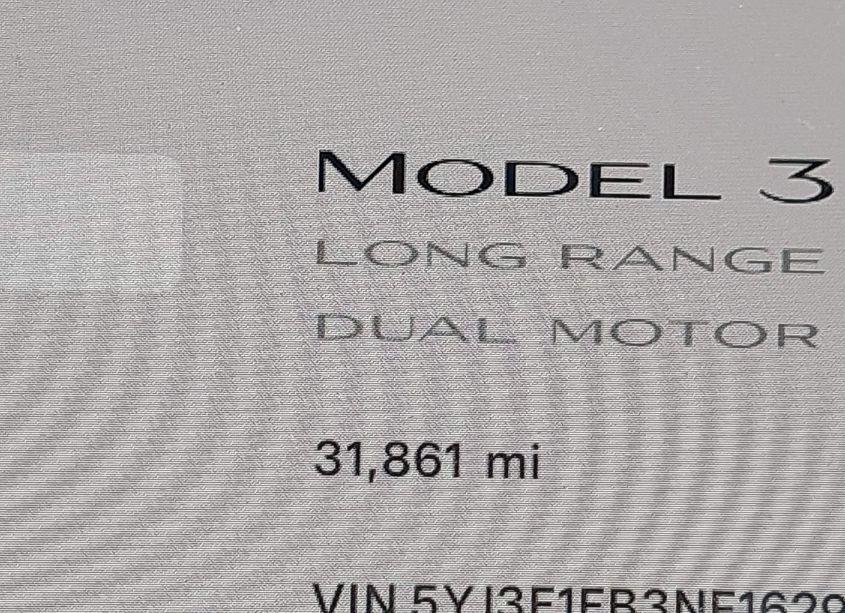 Photo 16 of 2022 Tesla Model 3 LONG RANGE DUAL MOTOR ALL-WHEEL DRIVE (VIN 5YJ3E1EB3NF162955)