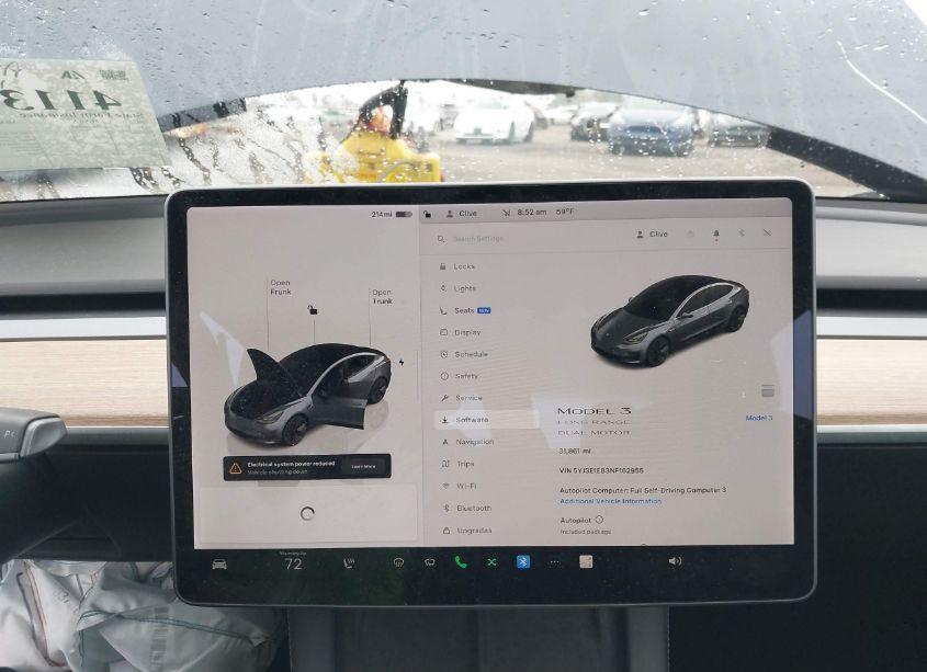 Photo 19 of 2022 Tesla Model 3 LONG RANGE DUAL MOTOR ALL-WHEEL DRIVE (VIN 5YJ3E1EB3NF162955)