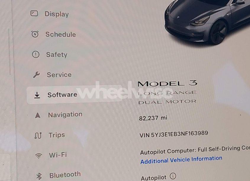 Photo 15 of 2022 Tesla Model 3 LONG RANGE DUAL MOTOR ALL-WHEEL DRIVE (VIN 5YJ3E1EB3NF163989)