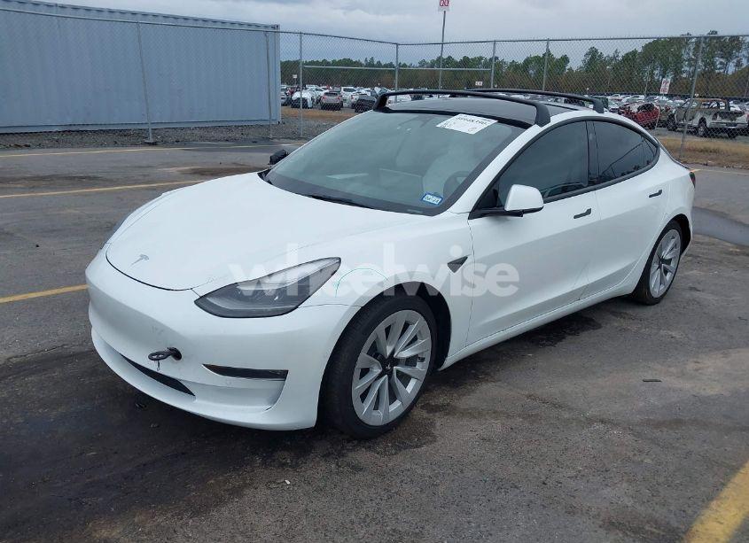 Photo 2 of 2022 Tesla Model 3 LONG RANGE DUAL MOTOR ALL-WHEEL DRIVE (VIN 5YJ3E1EB3NF356854)