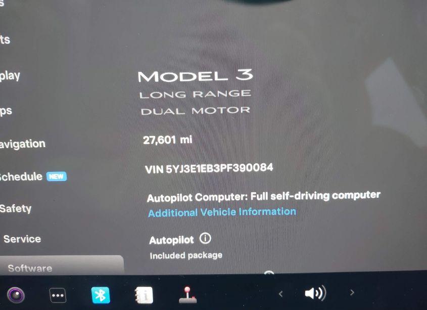 Photo 14 of 2023 Tesla Model 3 LONG RANGE DUAL MOTOR ALL-WHEEL DRIVE (VIN 5YJ3E1EB3PF390084)