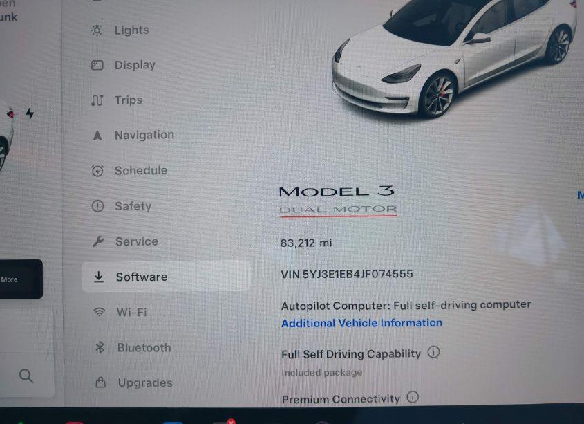 Photo 7 of 2018 Tesla Model 3 LONG RANGE/PERFORMANCE (VIN 5YJ3E1EB4JF074555)