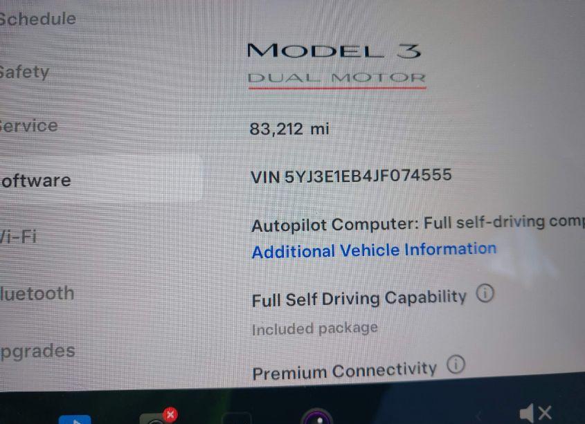 Photo 9 of 2018 Tesla Model 3 LONG RANGE/PERFORMANCE (VIN 5YJ3E1EB4JF074555)