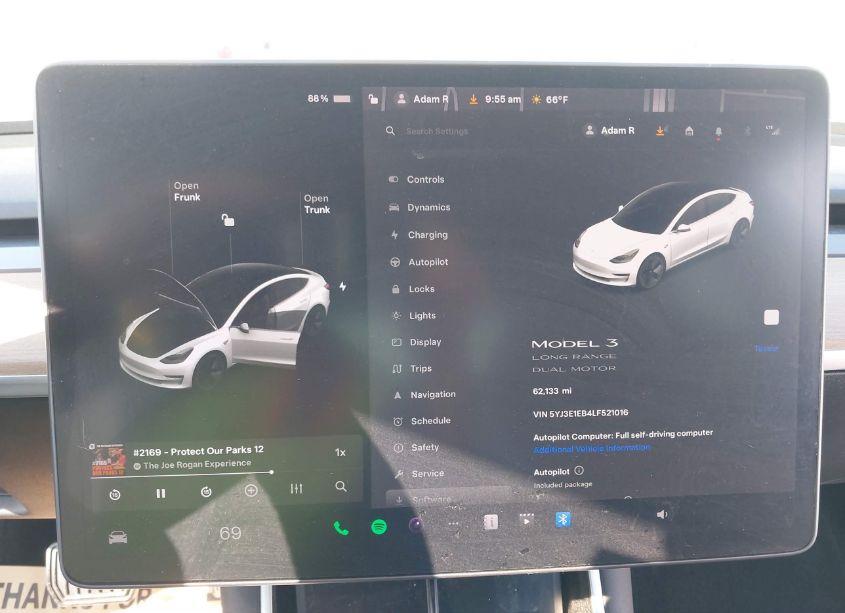 Photo 19 of 2020 Tesla Model 3 LONG RANGE DUAL MOTOR ALL-WHEEL DRIVE (VIN 5YJ3E1EB4LF521016)
