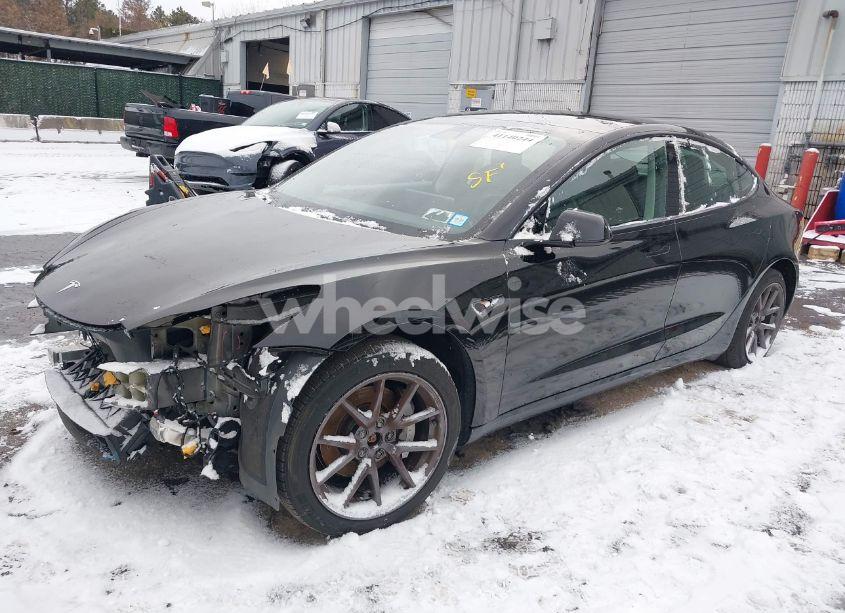 Photo 2 of 2021 Tesla Model 3 LONG RANGE DUAL MOTOR ALL-WHEEL DRIVE (VIN 5YJ3E1EB4MF055511)