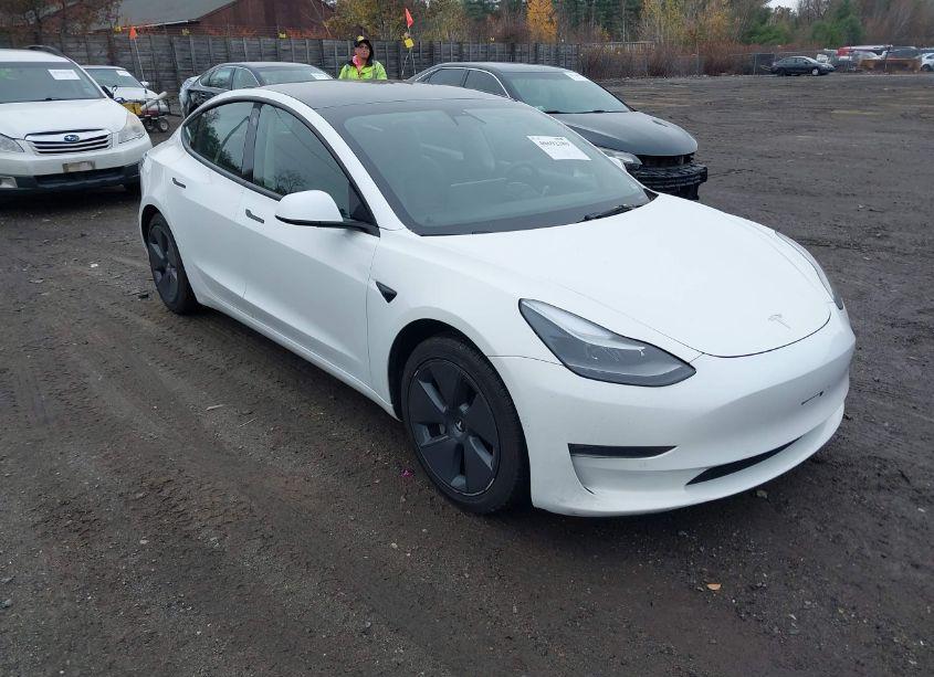 2022 Tesla Model 3 LONG RANGE DUAL MOTOR ALL-WHEEL DRIVE (VIN 5YJ3E1EB4NF152435) main photo