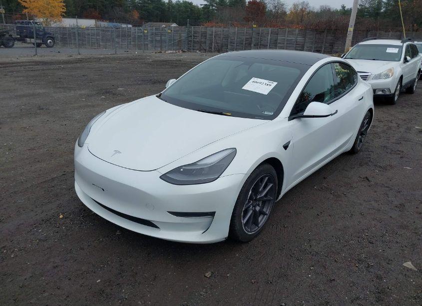 Photo 2 of 2022 Tesla Model 3 LONG RANGE DUAL MOTOR ALL-WHEEL DRIVE (VIN 5YJ3E1EB4NF152435)