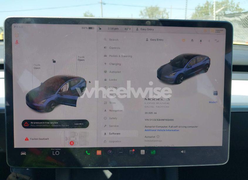 Photo 7 of 2022 Tesla Model 3 LONG RANGE (VIN 5YJ3E1EB4NF169400)