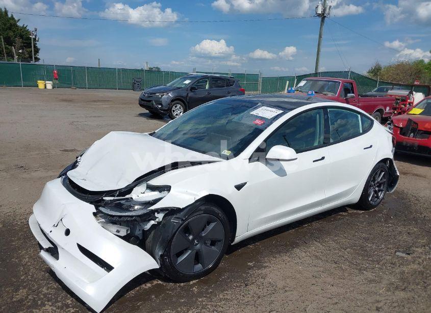 Photo 2 of 2022 Tesla Model 3 LONG RANGE DUAL MOTOR ALL-WHEEL DRIVE (VIN 5YJ3E1EB4NF183832)