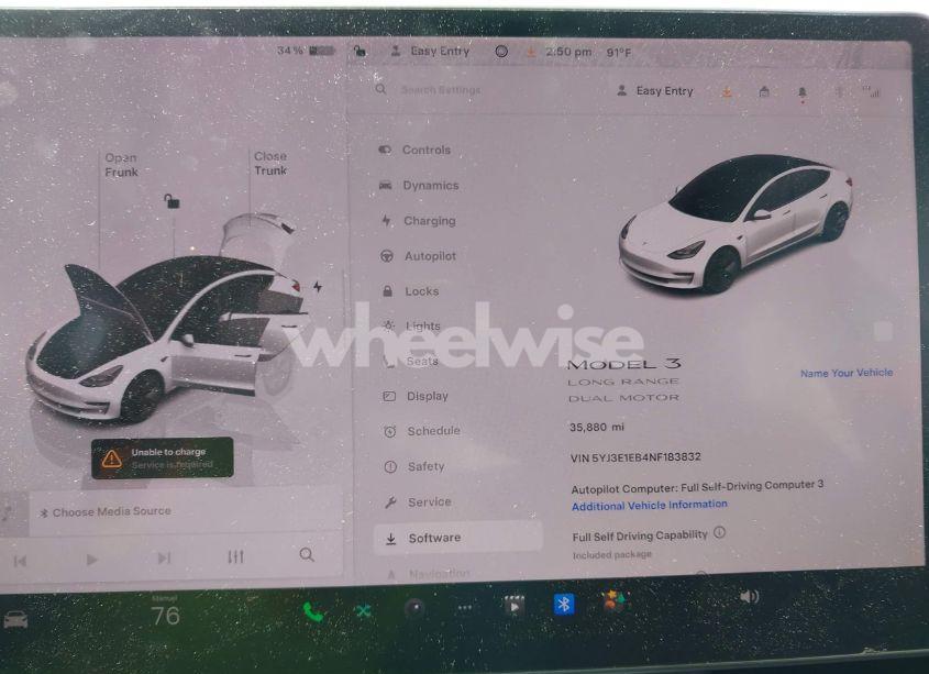 Photo 7 of 2022 Tesla Model 3 LONG RANGE DUAL MOTOR ALL-WHEEL DRIVE (VIN 5YJ3E1EB4NF183832)