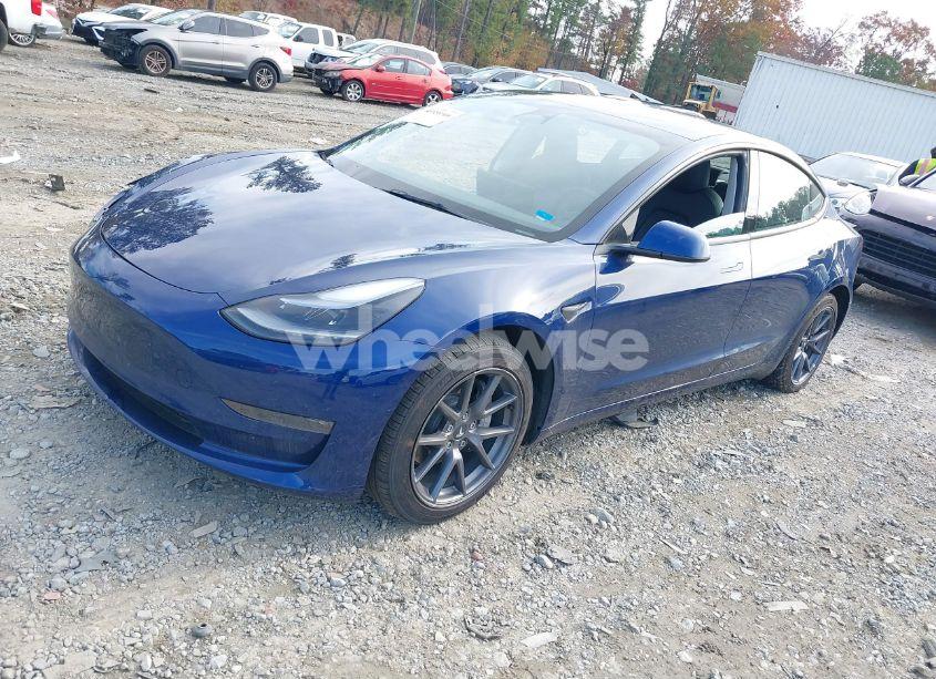 Photo 2 of 2022 Tesla Model 3 LONG RANGE DUAL MOTOR ALL-WHEEL DRIVE (VIN 5YJ3E1EB4NF197861)