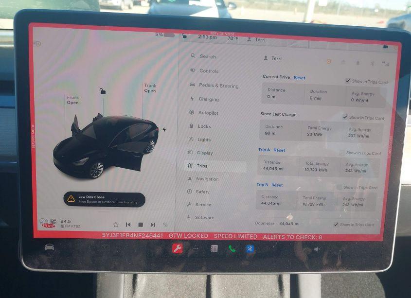 Photo 17 of 2022 Tesla Model 3 LONG RANGE DUAL MOTOR ALL-WHEEL DRIVE (VIN 5YJ3E1EB4NF245441)