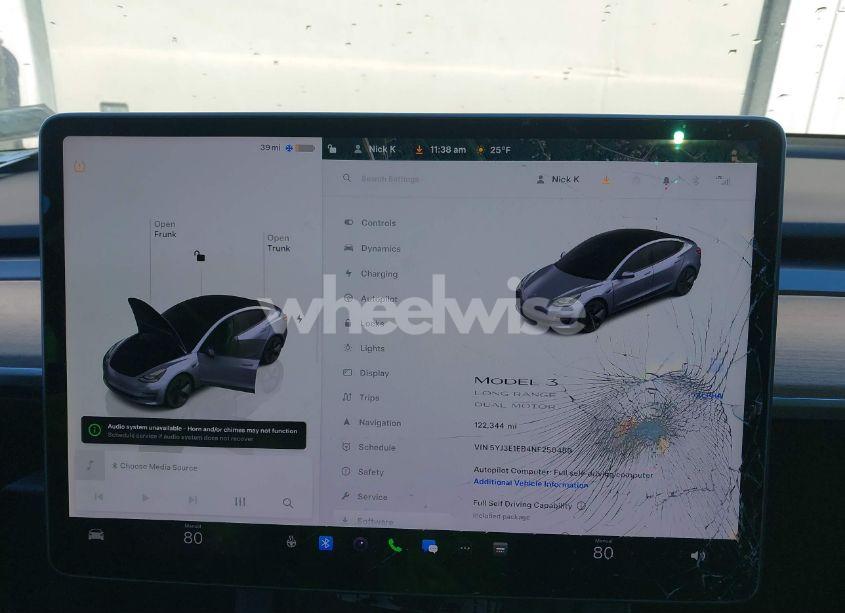 Photo 17 of 2022 Tesla Model 3 LONG RANGE DUAL MOTOR ALL-WHEEL DRIVE (VIN 5YJ3E1EB4NF250459)