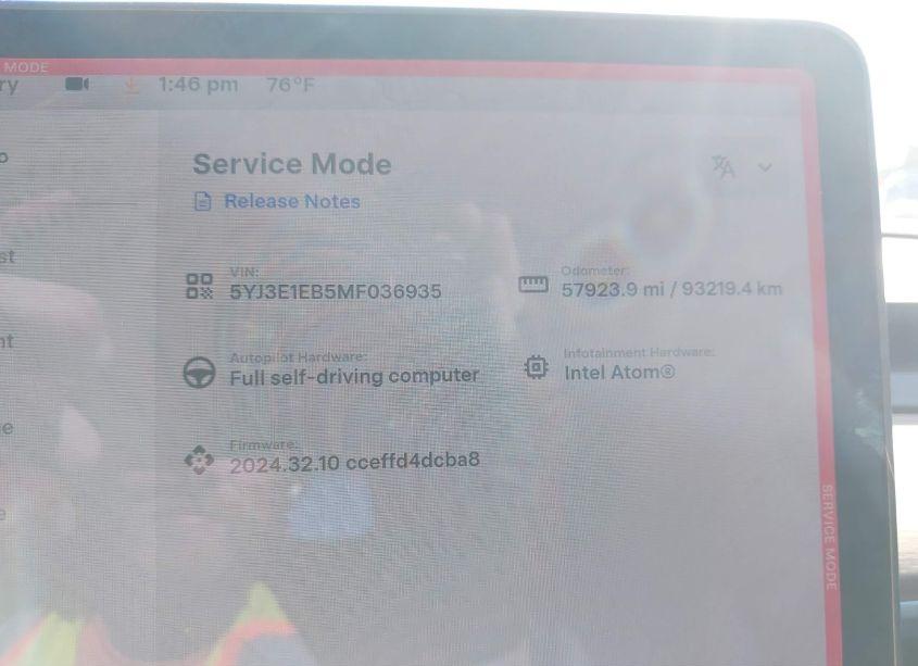 Photo 16 of 2021 Tesla Model 3 LONG RANGE DUAL MOTOR ALL-WHEEL DRIVE (VIN 5YJ3E1EB5MF036935)