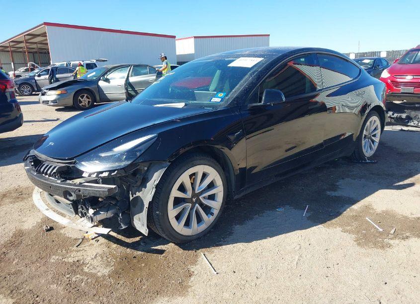 Photo 2 of 2021 Tesla Model 3 LONG RANGE DUAL MOTOR ALL-WHEEL DRIVE (VIN 5YJ3E1EB5MF036935)