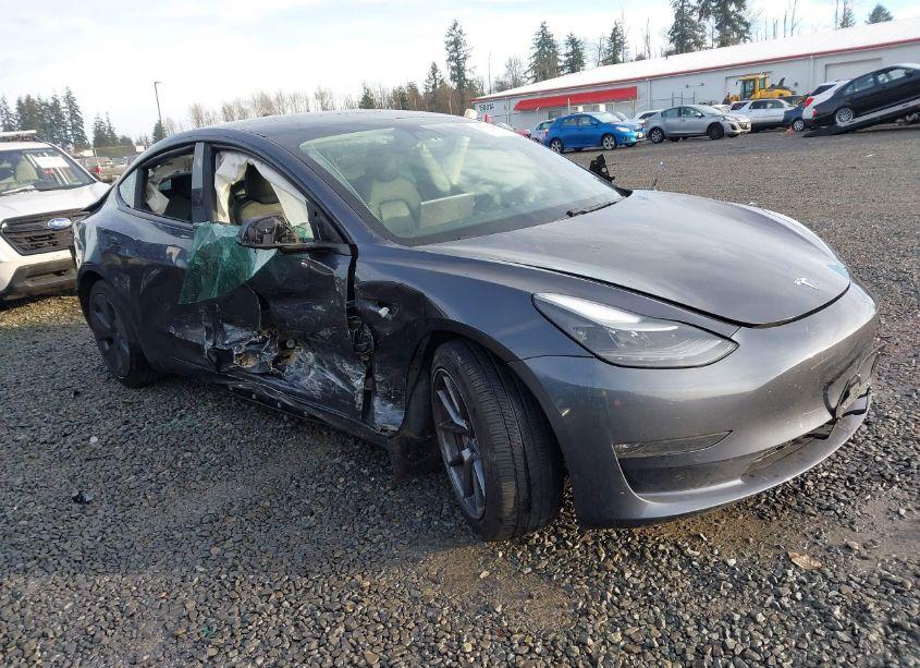 2021 Tesla Model 3 LONG RANGE DUAL MOTOR ALL-WHEEL DRIVE (VIN 5YJ3E1EB5MF073306) main photo