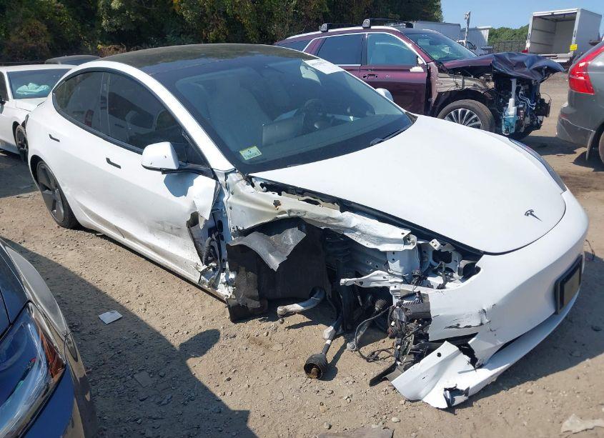 2021 Tesla Model 3 LONG RANGE DUAL MOTOR ALL-WHEEL DRIVE (VIN 5YJ3E1EB5MF960596) main photo