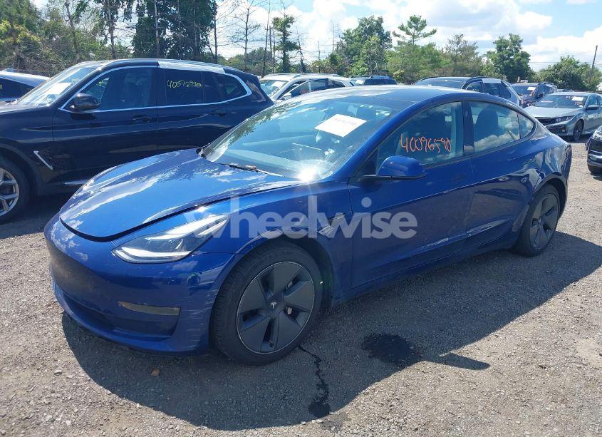 Photo 2 of 2022 Tesla Model 3 LONG RANGE DUAL MOTOR ALL-WHEEL DRIVE (VIN 5YJ3E1EB5NF104331)