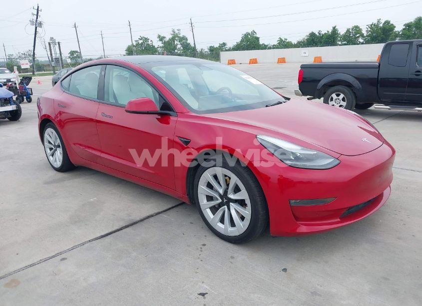 2022 Tesla Model 3 LONG RANGE DUAL MOTOR ALL-WHEEL DRIVE (VIN 5YJ3E1EB5NF171270) main photo