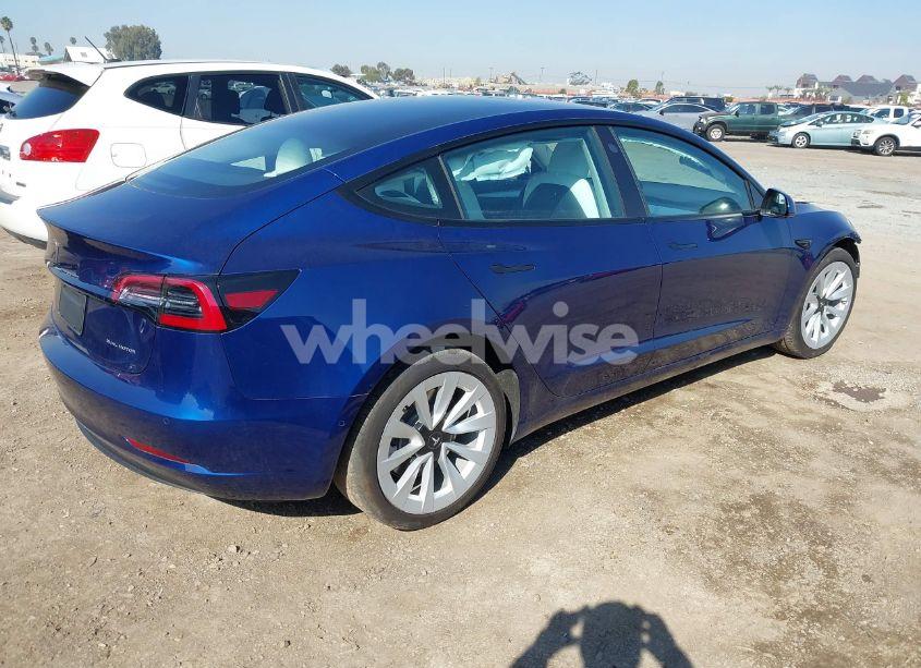 Photo 4 of 2022 Tesla Model 3 LONG RANGE DUAL MOTOR ALL-WHEEL DRIVE (VIN 5YJ3E1EB5NF204705)
