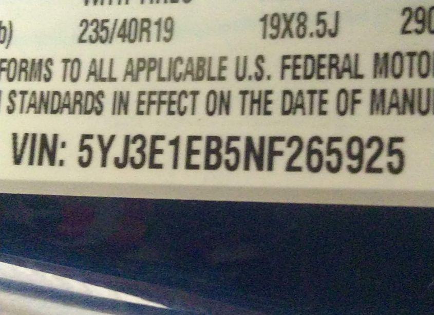 Photo 9 of 2022 Tesla Model 3 LONG RANGE DUAL MOTOR ALL-WHEEL DRIVE (VIN 5YJ3E1EB5NF265925)