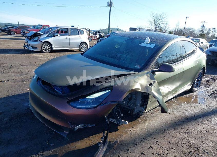 Photo 2 of 2022 Tesla Model 3 LONG RANGE DUAL MOTOR ALL-WHEEL DRIVE (VIN 5YJ3E1EB5NF275337)