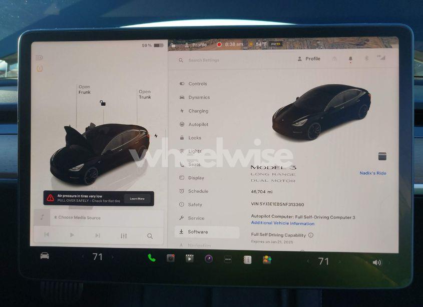 Photo 18 of 2022 Tesla Model 3 LONG RANGE DUAL MOTOR ALL-WHEEL DRIVE (VIN 5YJ3E1EB5NF313360)