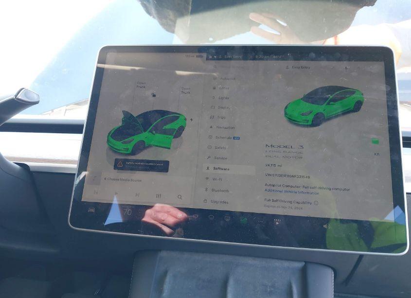 Photo 18 of 2022 Tesla Model 3 LONG RANGE DUAL MOTOR ALL-WHEEL DRIVE (VIN 5YJ3E1EB5NF331549)